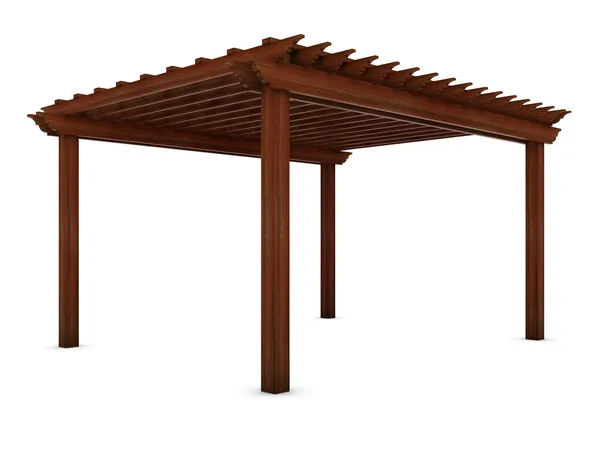 IPE pergola beyaz