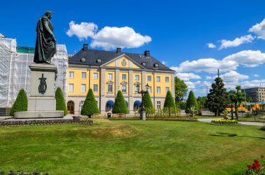 carl XIV heykeli. Norrkoping, İsveç