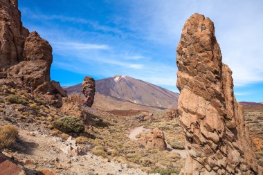 Teide Milli Parkı. Tenerife. Kanarya Adaları