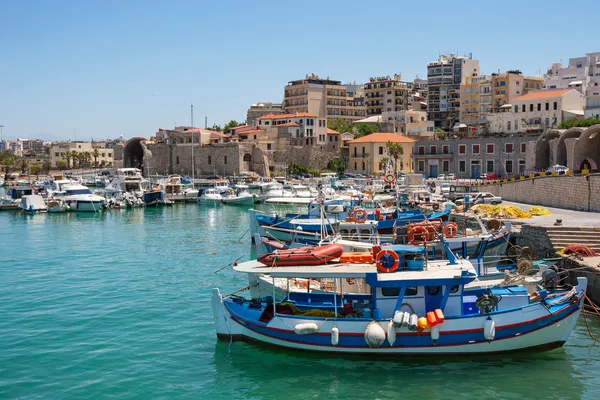 Heraklion harbour. Crete, Greece — Stock Photo, Image