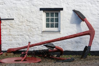 Old anchor. Kinsale, Ireland clipart