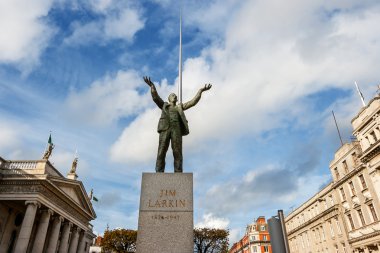 jim larkin heykeli. Dublin, İrlanda
