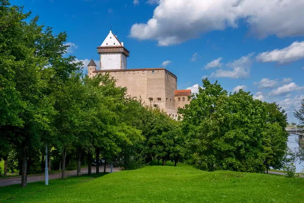 Narva hrad. Estonsko — Stock fotografie