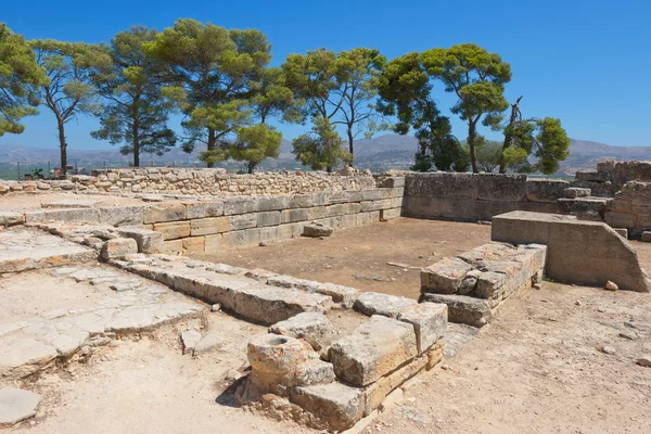 Παλάτι της Φαιστού. Κρήτη, Ελλάδα — Φωτογραφία Αρχείου