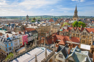 Oxford Skyline. England clipart