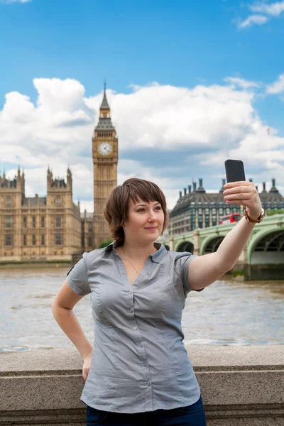 Zdjęcie z siebie. London, Wielka Brytania — Zdjęcie stockowe