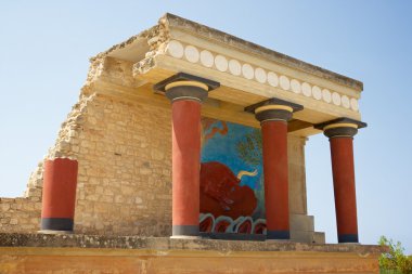 Knossos palace, Crete clipart