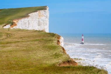 Beachy head. East sussex, İngiltere, Birleşik Krallık