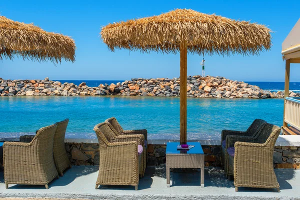 Café i sissi. Kreta, Grekland — Stockfoto