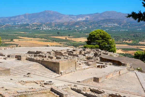 Phaistos Sarayı. Crete, Yunanistan — Stok fotoğraf