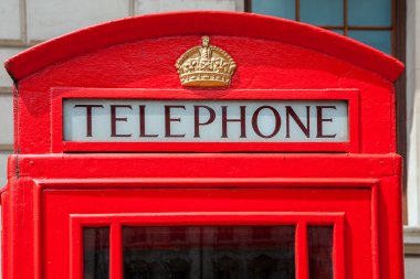 cabine telefônica. Londres, Inglaterra