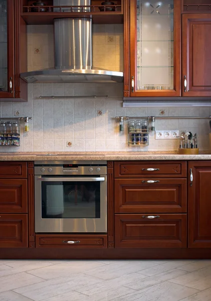 Interior of a new kitchen — Stock Photo, Image