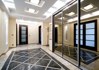 Yeni bir daire lüks salonunda