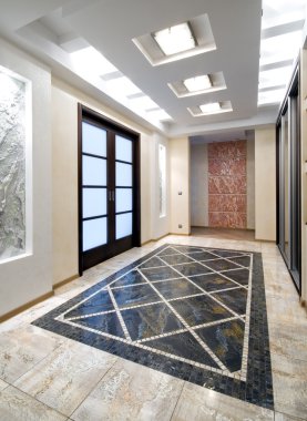 Yeni bir daire lüks salonunda