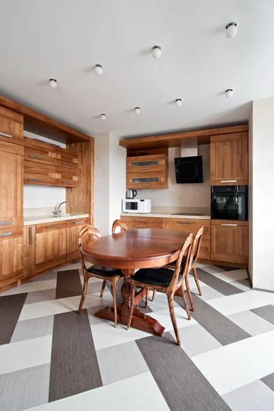 Interior de una nueva cocina moderna — Foto de Stock