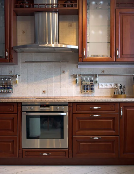 Interior of a new kitchen — Stock Photo, Image