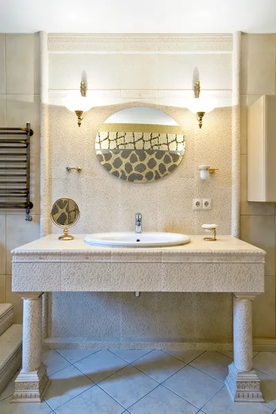 Fragment of a luxury bathroom interior — Stock Photo, Image