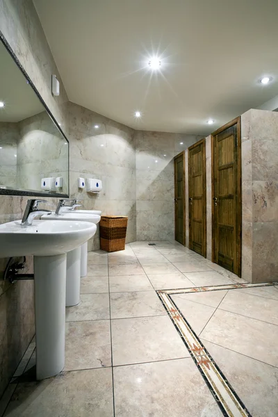 Public restroom interior — Stock Photo, Image