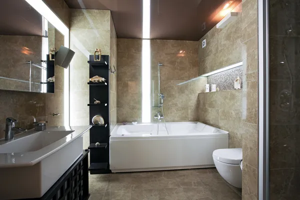 Luxury bathroom interior — Stock Photo, Image