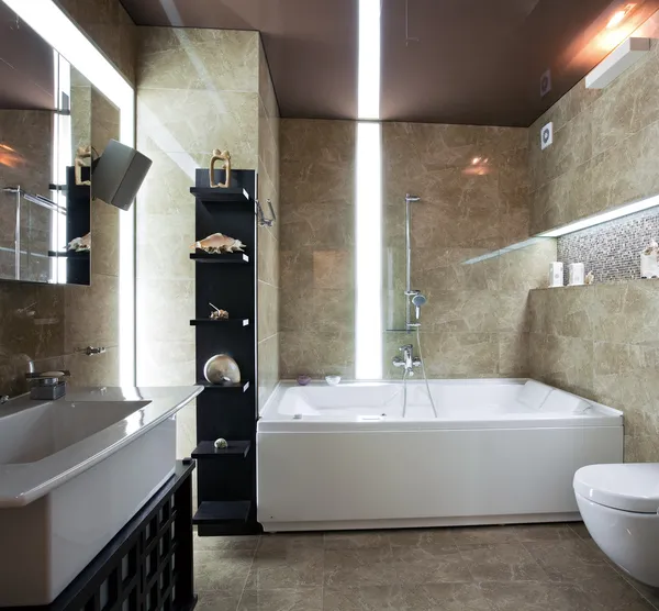 Luxury bathroom interior — Stock Photo, Image