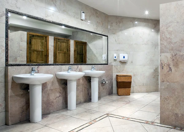 Public restroom interior — Stock Photo, Image