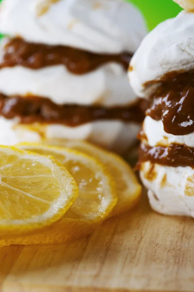 Pastelaria doce com limão — Fotografia de Stock