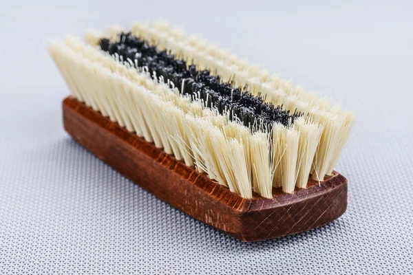 Wooden shoe brush — Stock Photo, Image