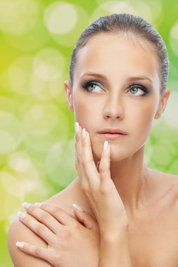 sevimli kadın portresi