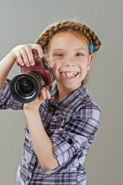 güzel küçük bir kız fotoğrafı