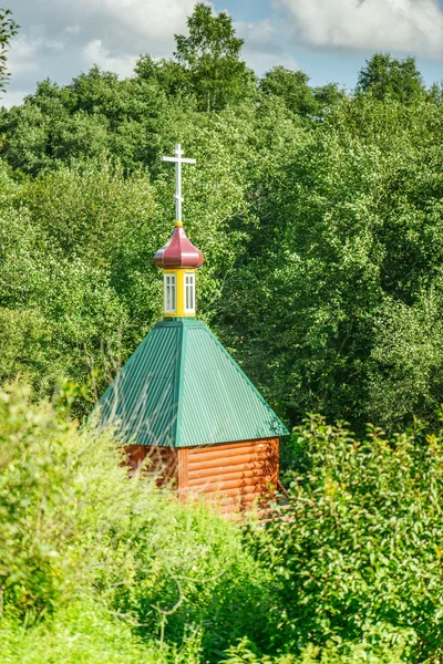 Holzschwimmkapelle — Stockfoto