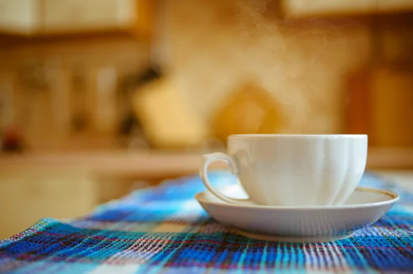 Tazza bianca di tè — Foto Stock