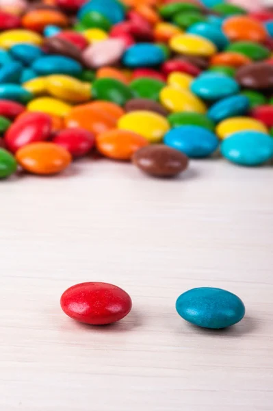 Colored chocolate candy — Stock Photo, Image