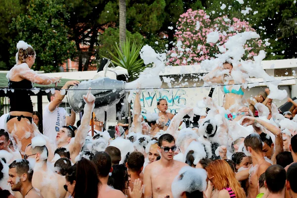 Fiesta de espuma — Foto de Stock