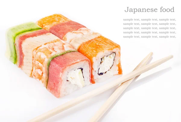 Collezione di sushi roll — Foto Stock