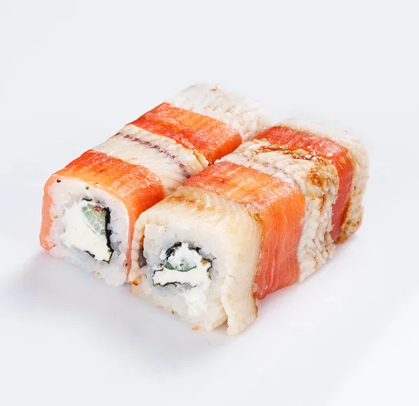 Sushi roll with fish — Stock Photo, Image