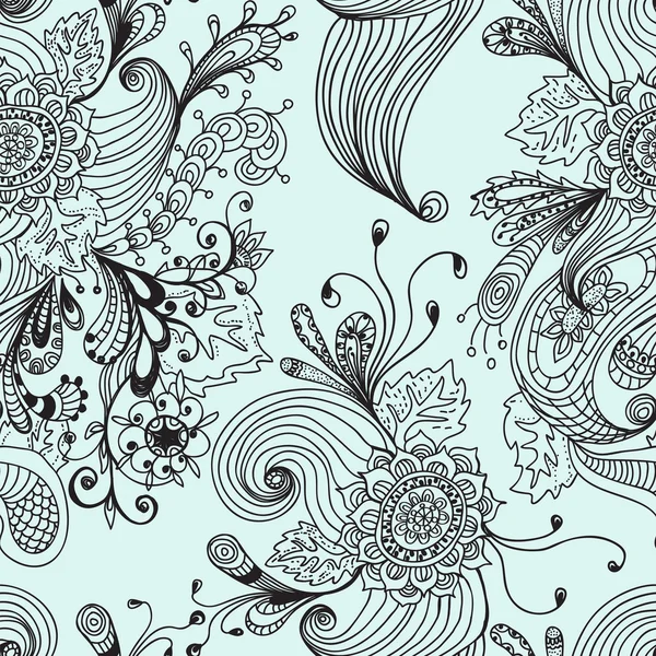 无缝隙的抽象花卉背景 — 图库矢量图片