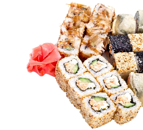 Set de rouleaux de sushi — Photo