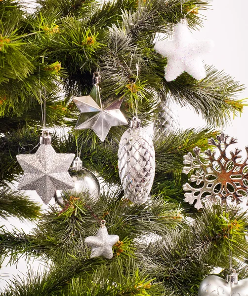 New year card with fur-tree — Stock Photo, Image