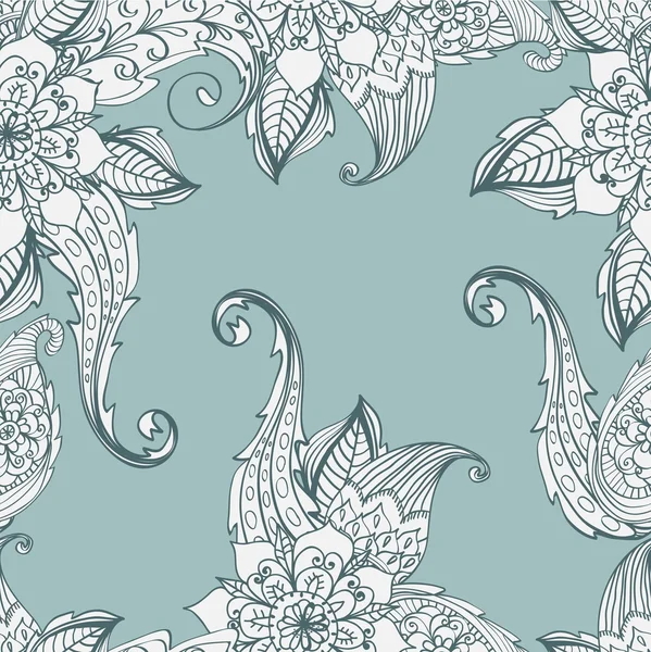 Fondo floral sin costuras — Vector de stock