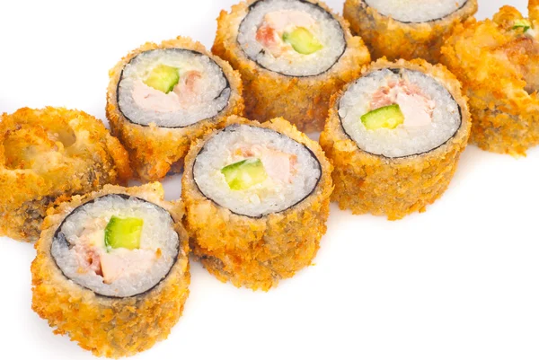 Salmon Fried Sushi — Stock Photo, Image