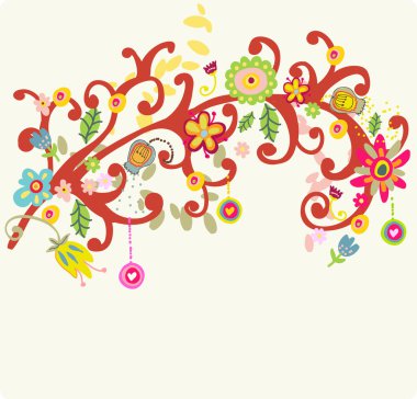 romantik çiçek arka plan