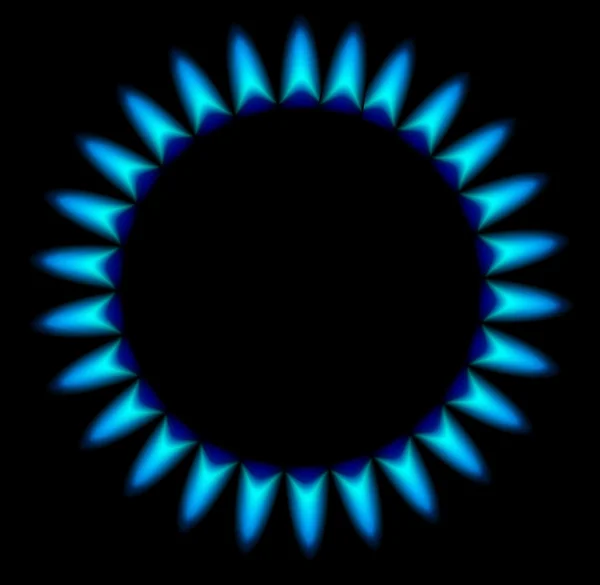 Poêle à gaz brûleur — Image vectorielle