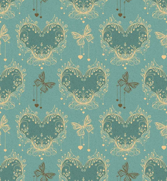 Fondo vintage sin costuras — Vector de stock