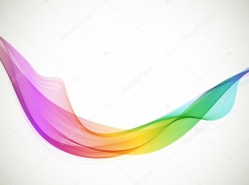 Abstract colorful background with wave