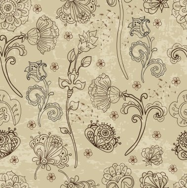 Kusursuz çiçek deseni