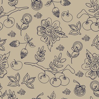 Kusursuz çiçek deseni