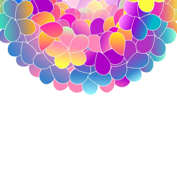 Color brillante fondo floral — Vector de stock