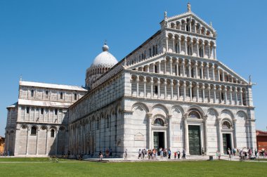 Architecture complex in Pisa clipart
