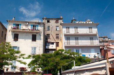 bastia eski evde. Corsica, Fransa
