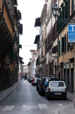 Street, Floransa ' nın Toskana, İtalya.